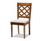 Baxton Studio Ramiro Modern and Contemporary Grey Fabric and Walnut Brown Finished Wood 7-Piece Dining Set 176-11373-10520-Zoro - alternate 2